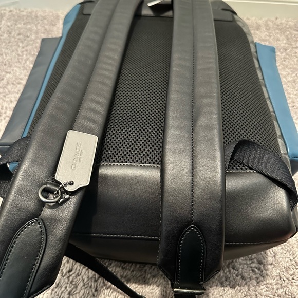 Brand New - Coach Ranger Backpack with Signature Canvas Pieced Patchwork - Picture 9 of 9